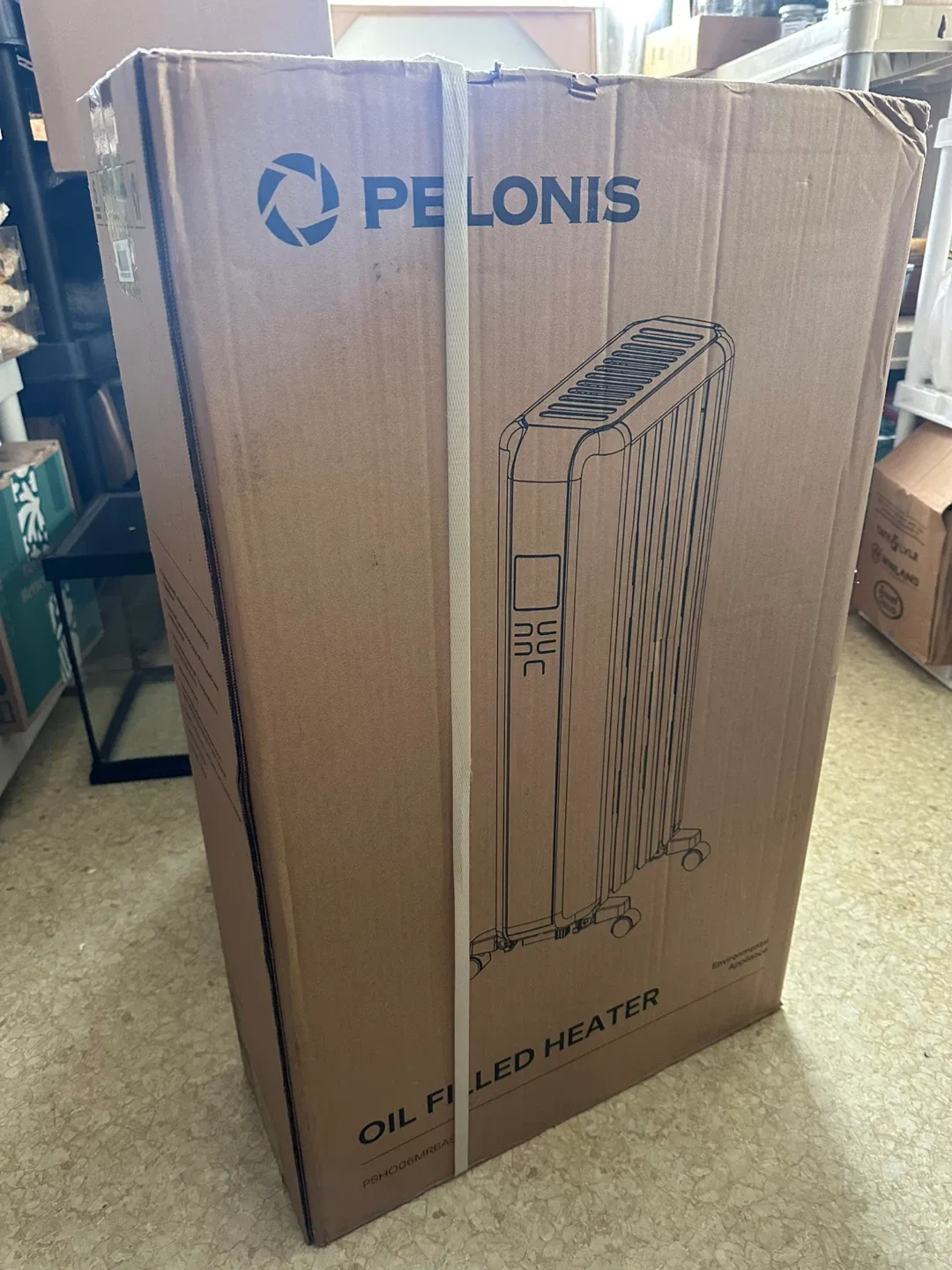 PELONIS Electric Space Heater - Black image indicator(8)