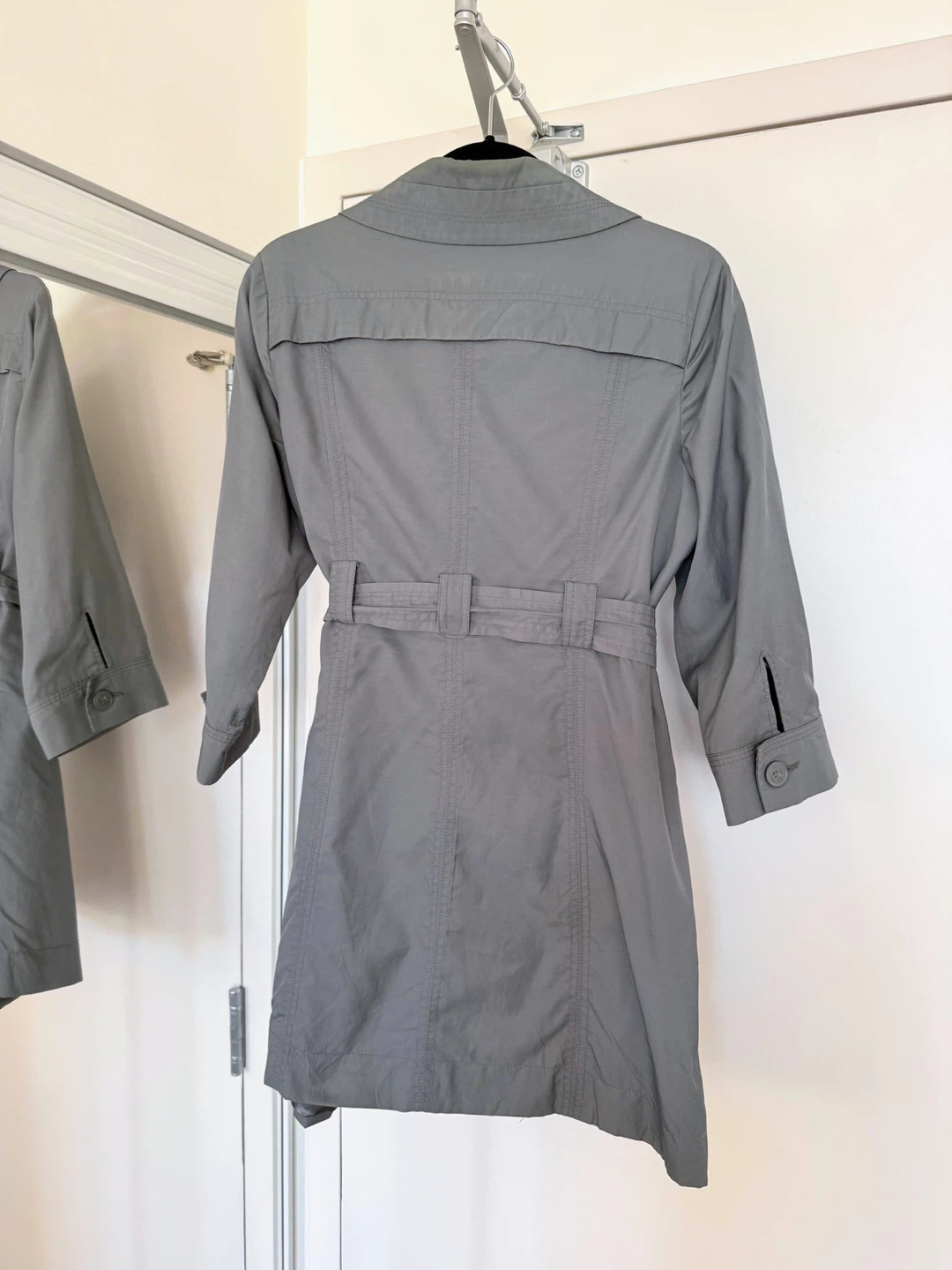 Grey Trench Coat - Size 10 - photo 2