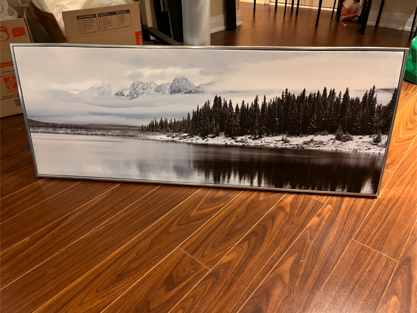 Stupell Industries Lakeside Woodland Landscape Nature Print