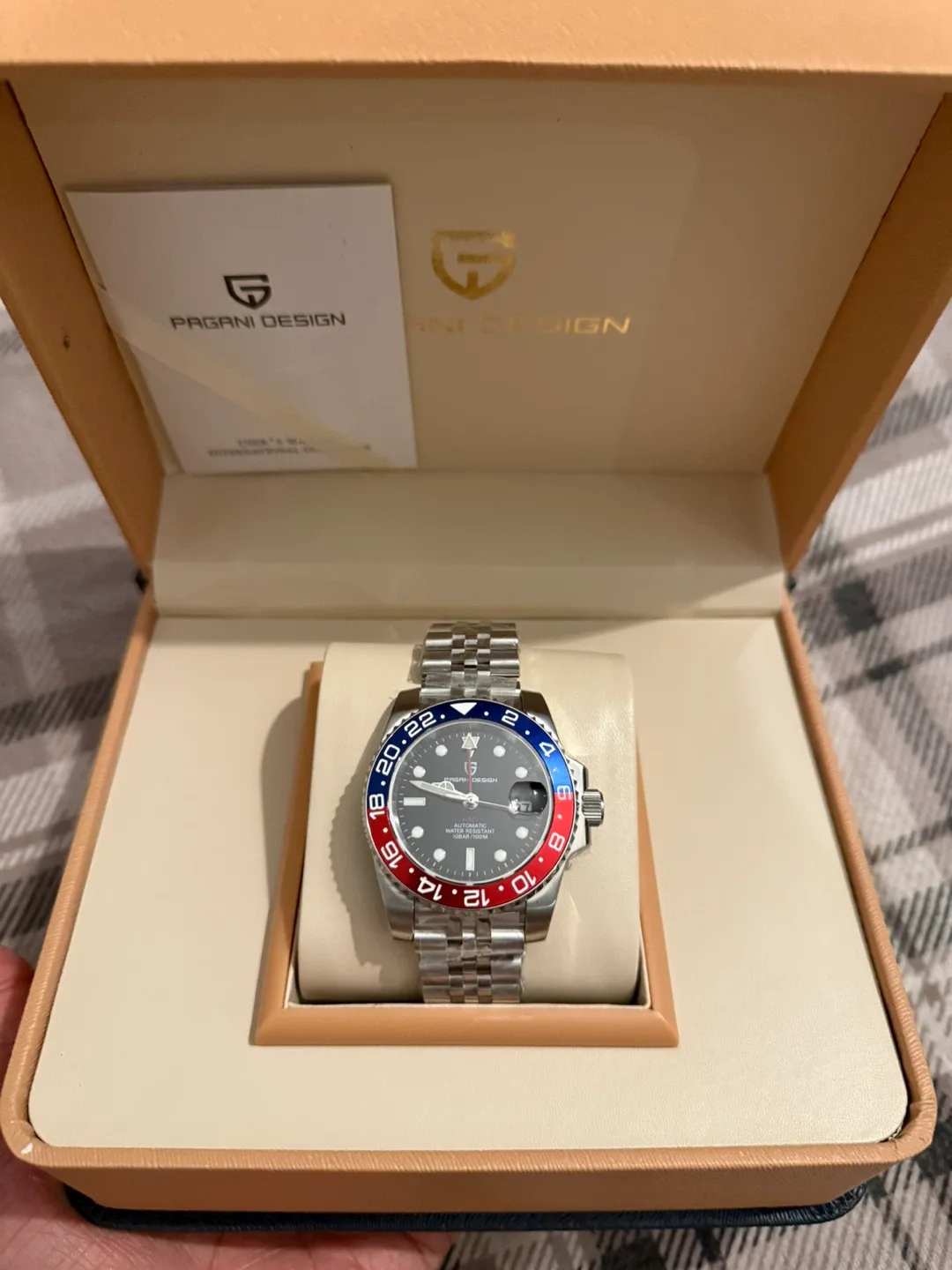 Pagani Design GMT Automatic Men Watch Brand New image indicator(2)