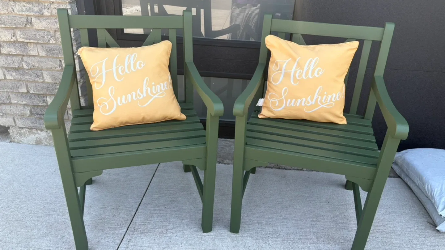 Outdoor Refinished Cedar Chairs image indicator(5)