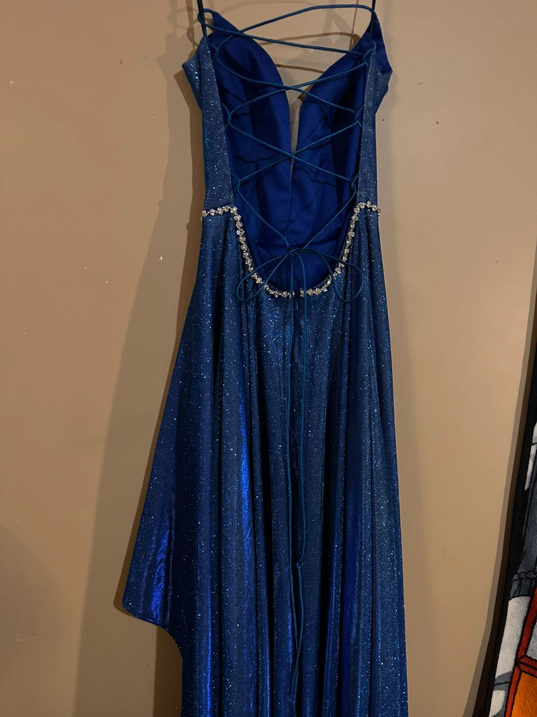 Blue Sparkly Prom/Evening Dress - photo 3
