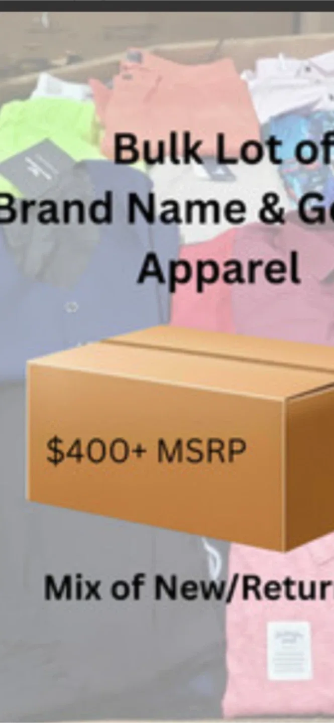 Bulk Lot of Brand Name Apparel - New/Returns Mix image indicator(2)
