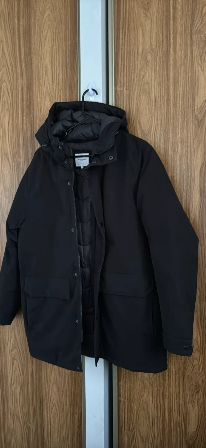 Jack and Jones Black Winter Coat image indicator(3)