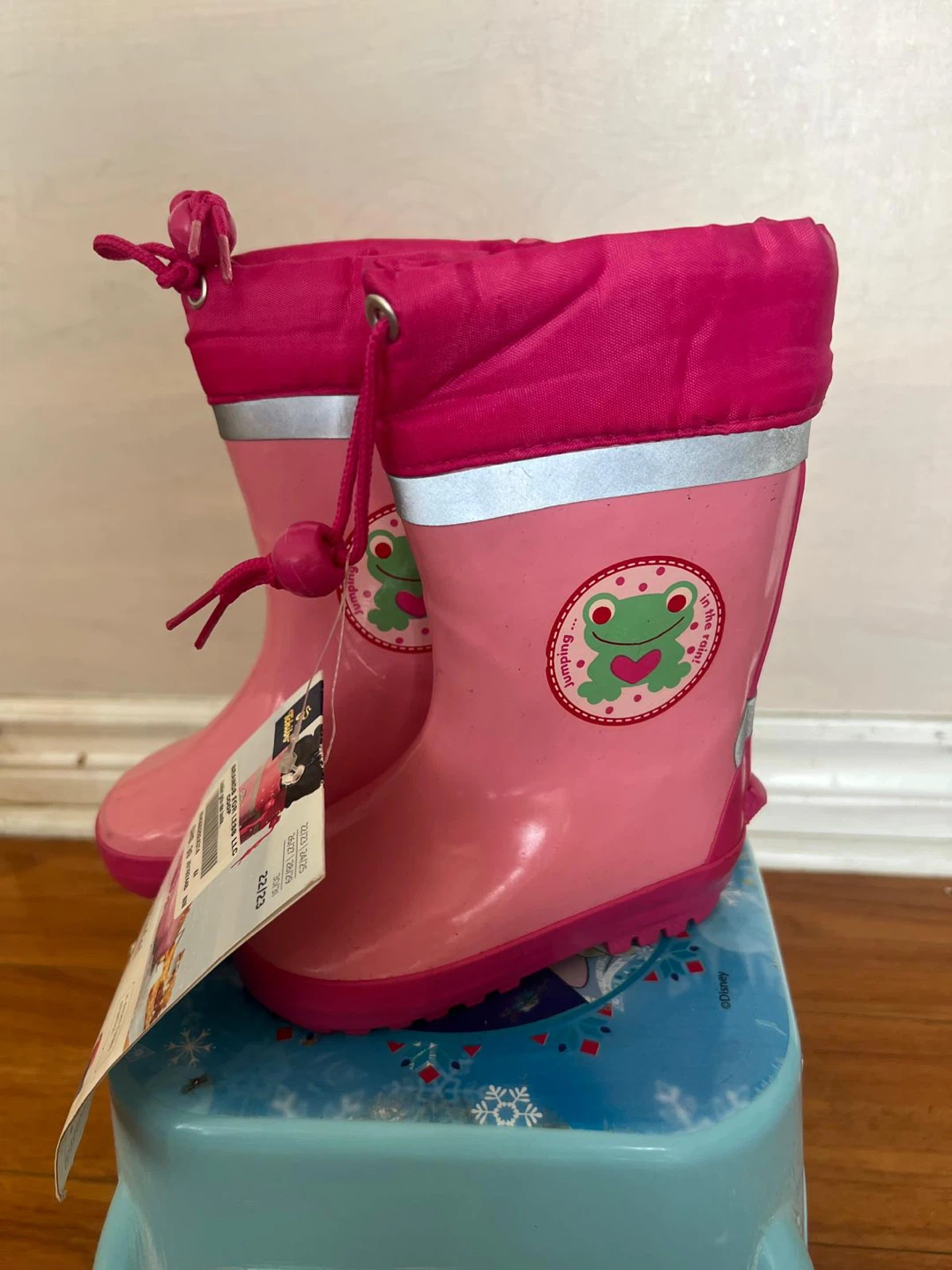 Tchibo Toddler Girls Pink Rain Boots - Size 22/23 - photo 3