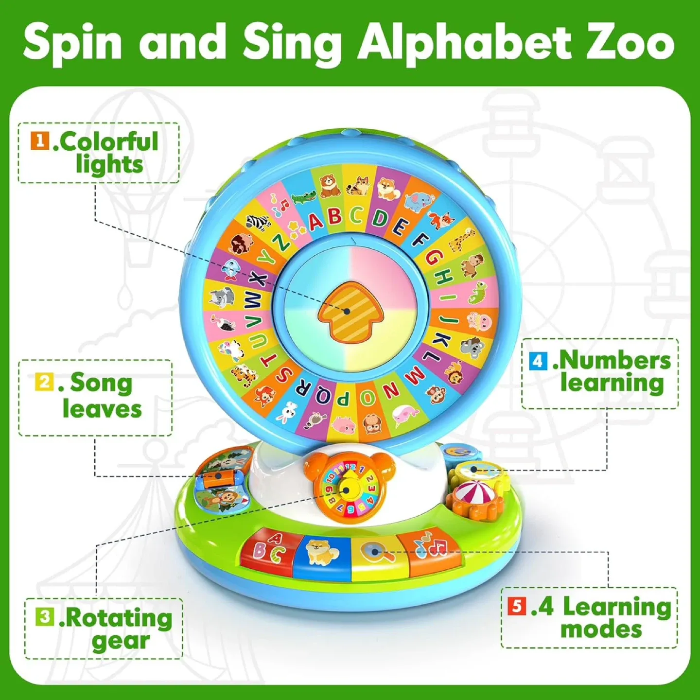 VTech Spin and Sing Alphabet Zoo