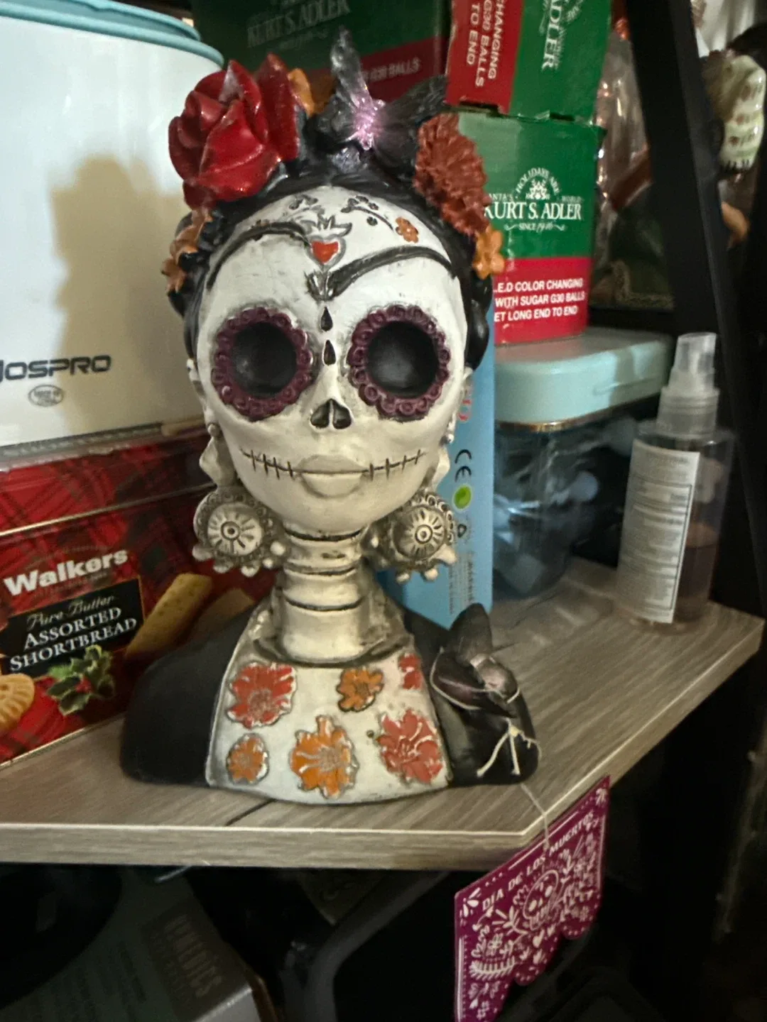 Dia de los Muertos Frida Kahlo Figurine thumbnail
