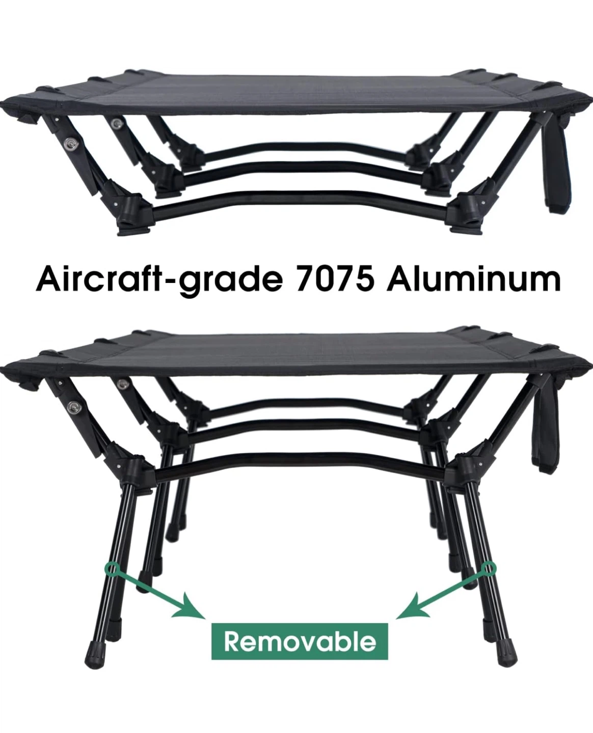 CAMPNACHT Ultralight Camping Cot with Leg Extenders - BN - photo 4