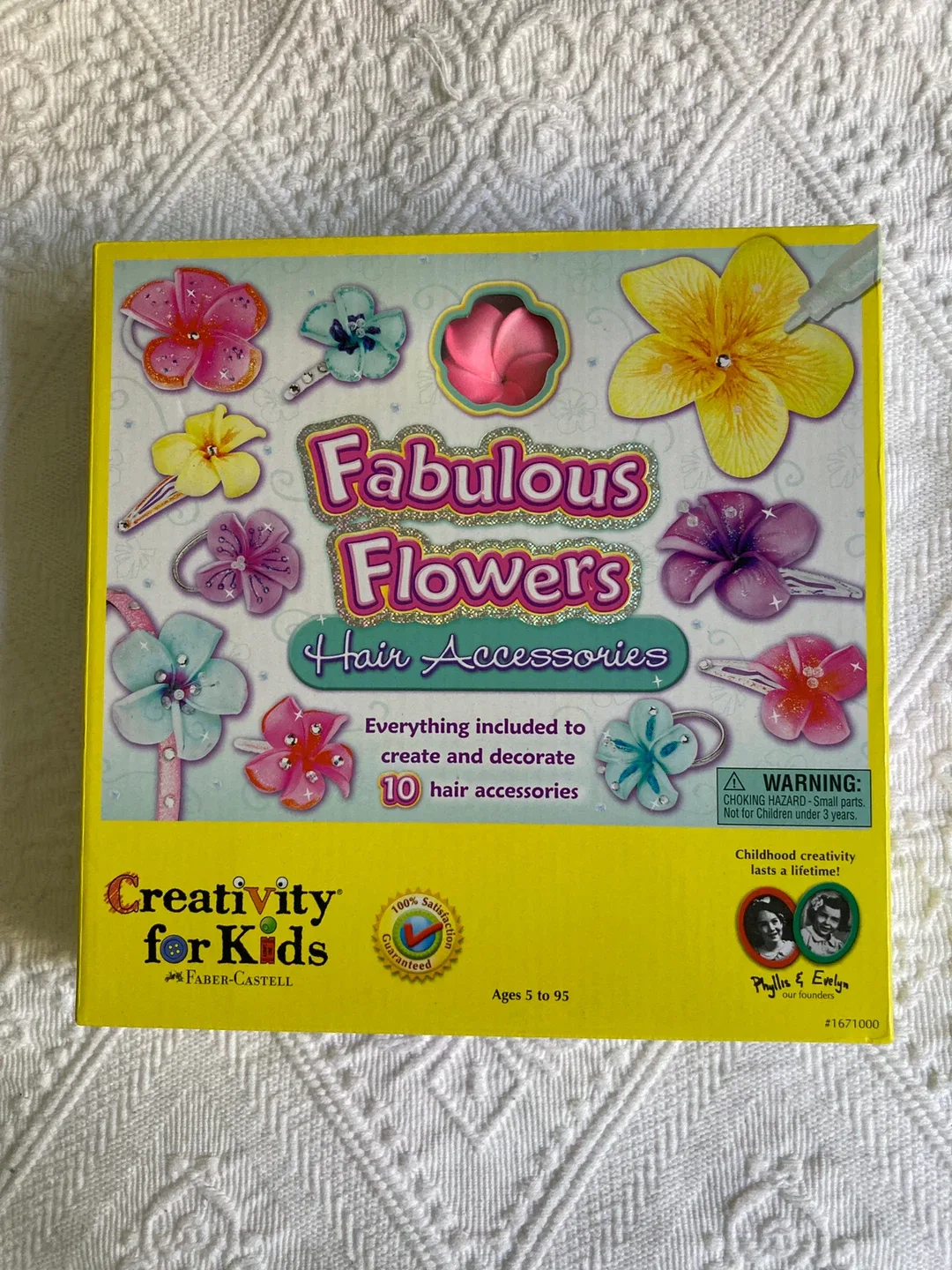 NEW - Creativity for Kids Fabulous Flowers Hair Accessories Kit