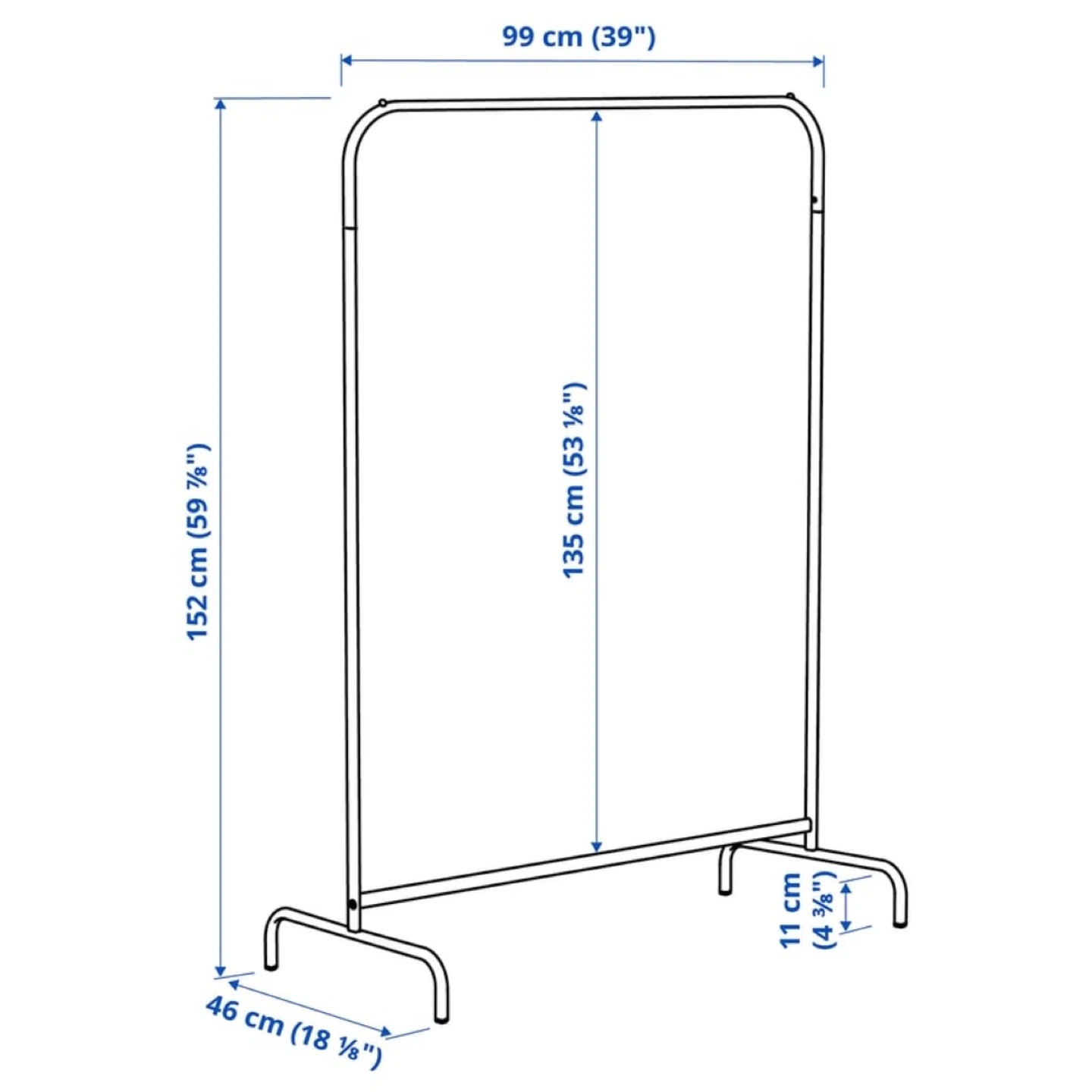 Ikea MULIG Clothes Rack - photo 2