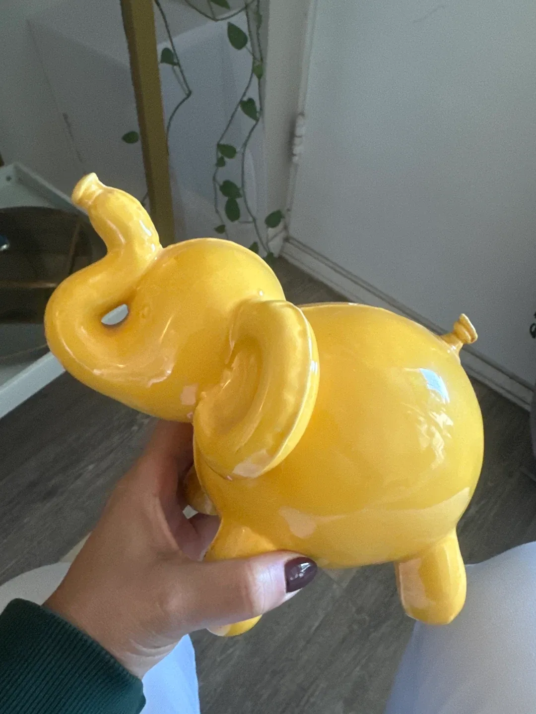 Yellow Elephant Coin Bank thumbnail