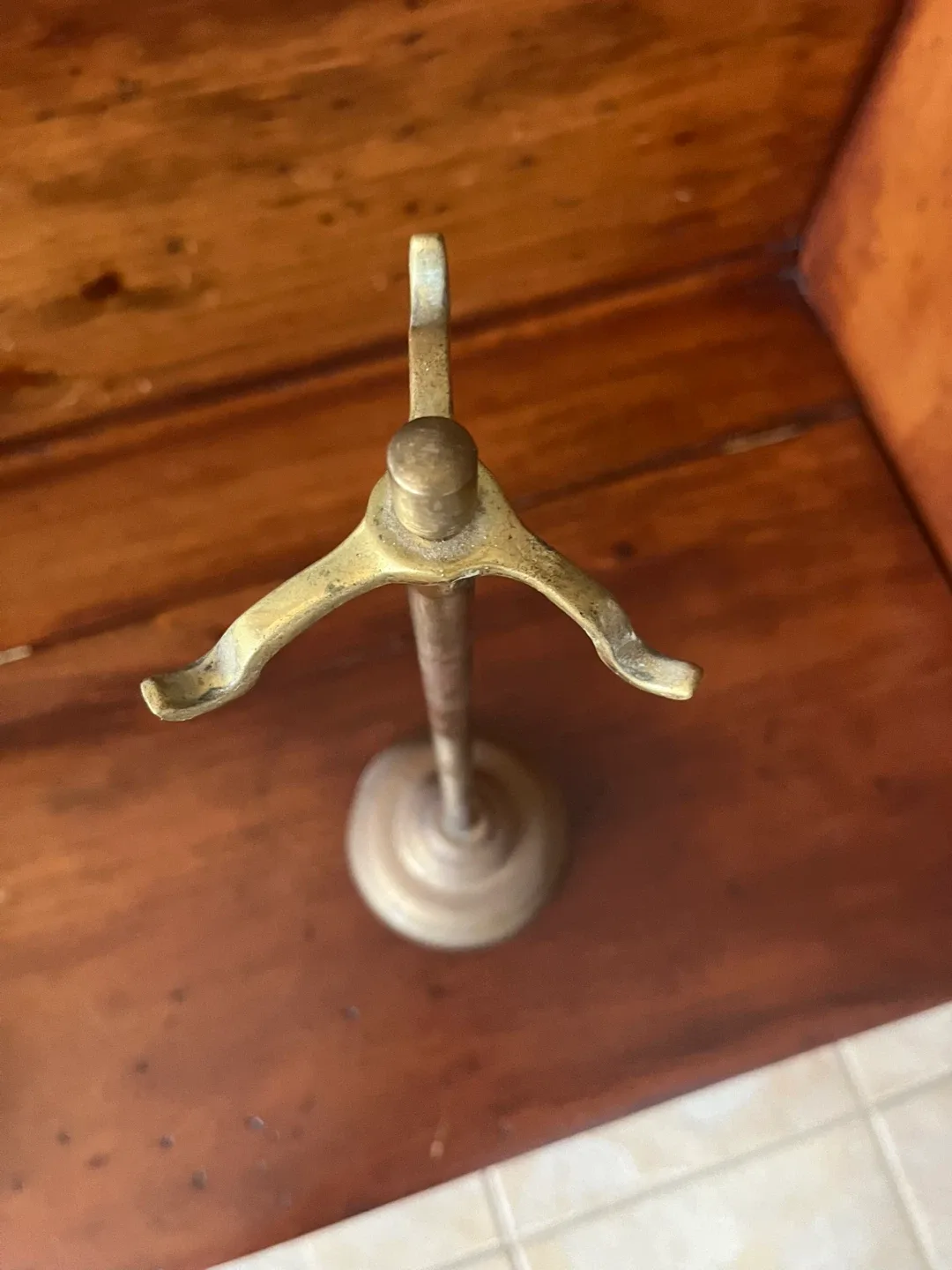 Antique Brass Fireplace 4 Piece Victorian Hearth Accessories image indicator(8)