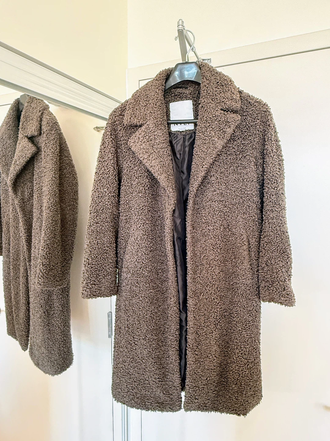 NVLT Dark Olive Teddy Coat Size S
