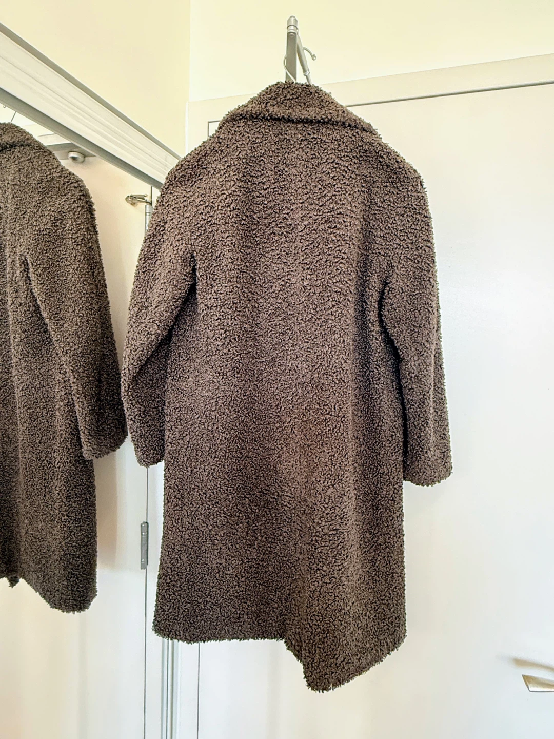 NVLT Dark Olive Teddy Coat Size S - photo 2
