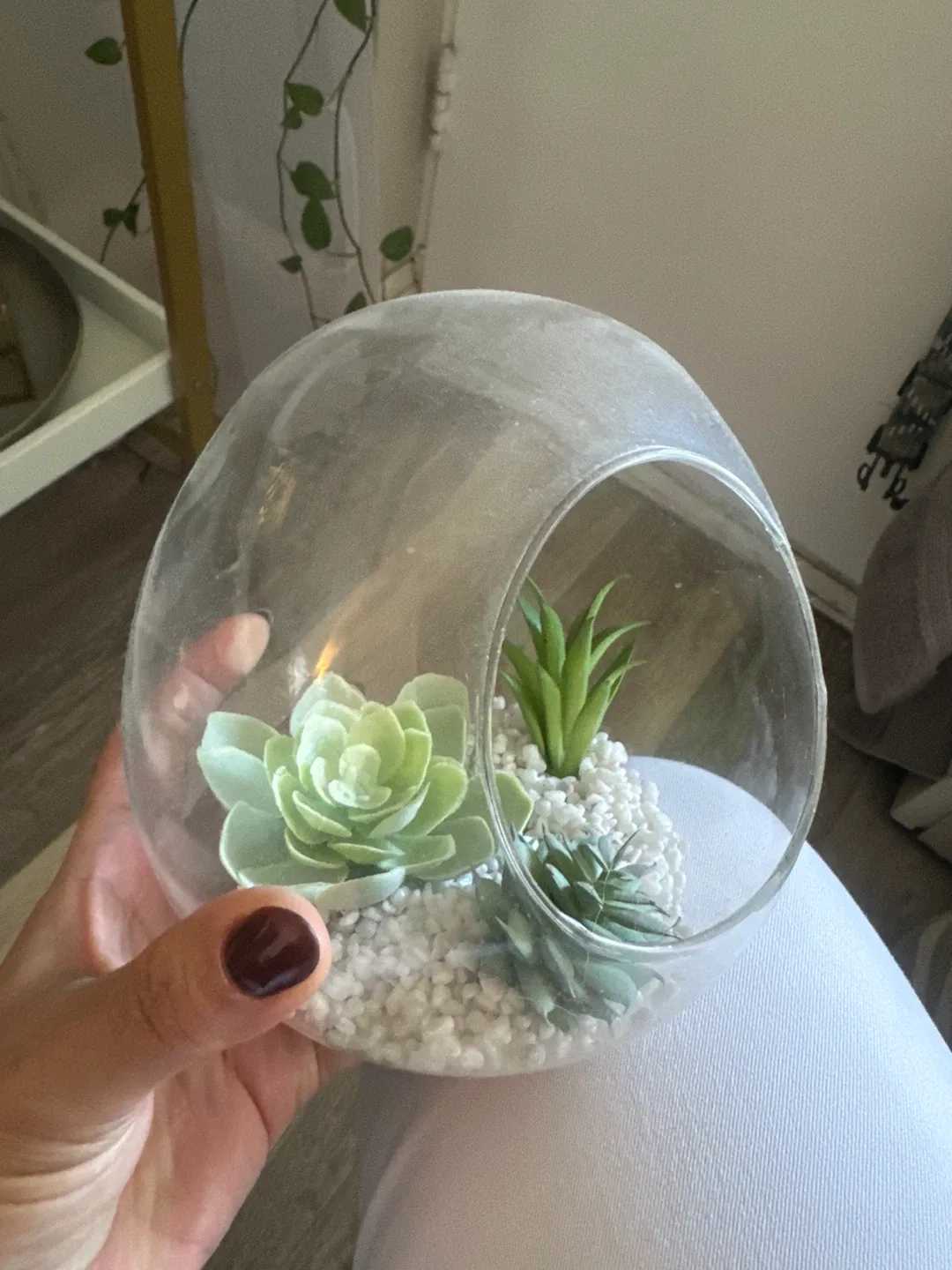 Artificial Succulent Terrarium thumbnail