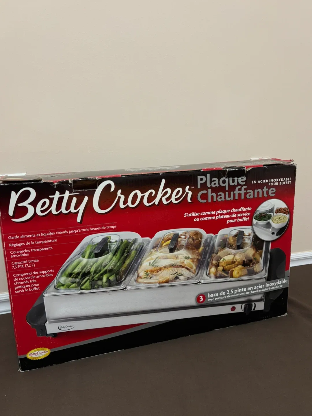 Betty Crocker Plaque Chauffante Buffet Server