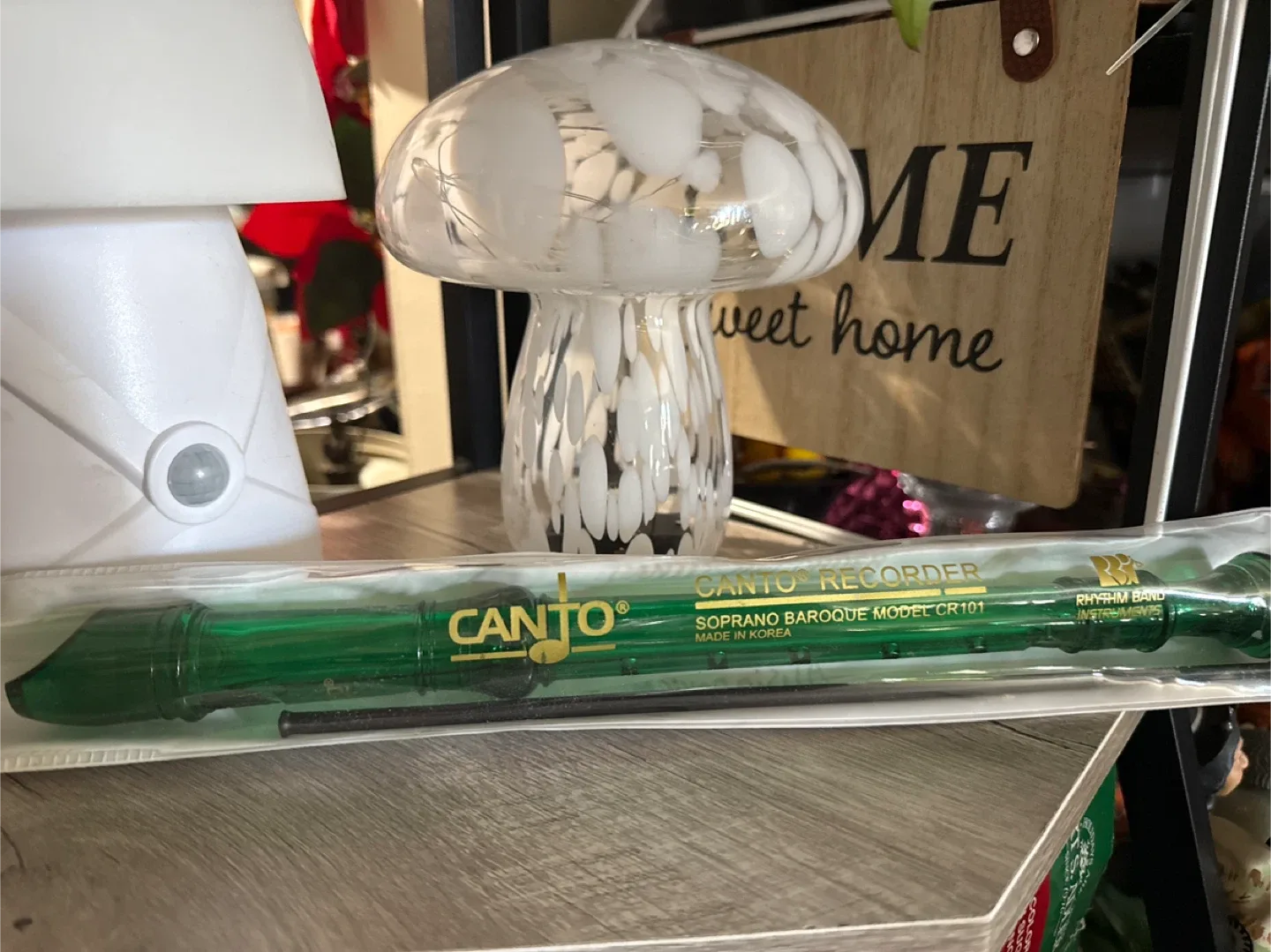 Canto Soprano Baroque Recorder CR101 - Green thumbnail