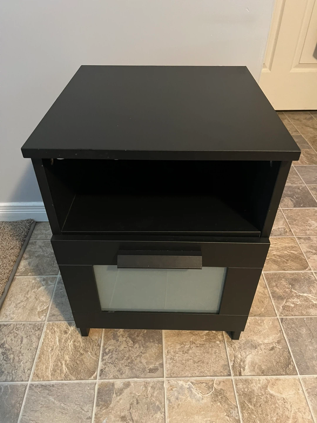 IKEA Brimnes Black Nightstand