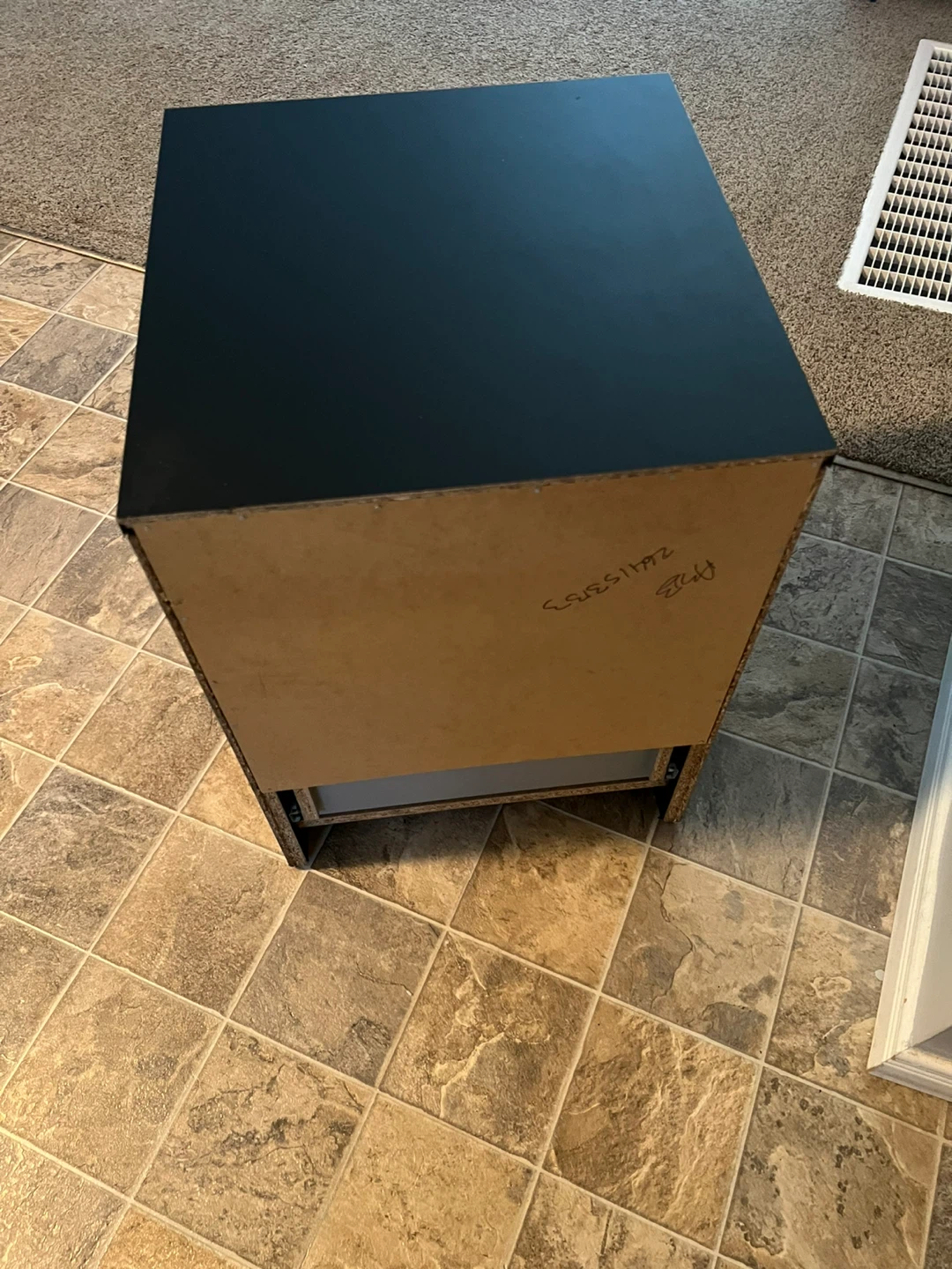 IKEA Brimnes Black Nightstand - photo 3