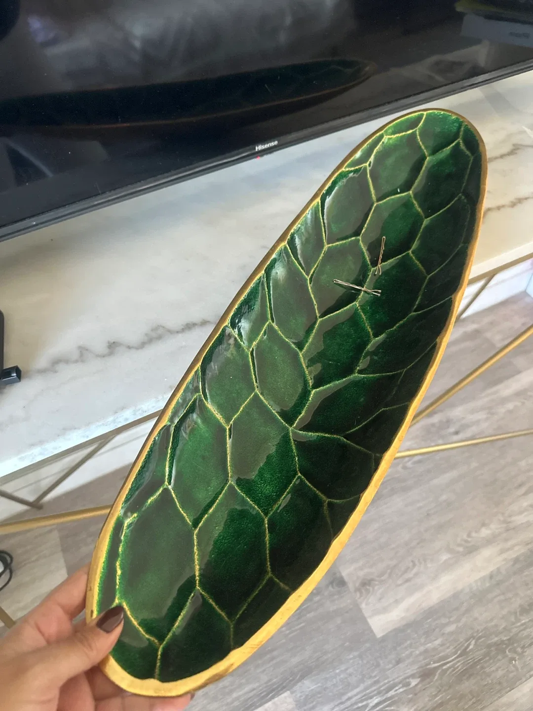 Green Decorative Tray thumbnail