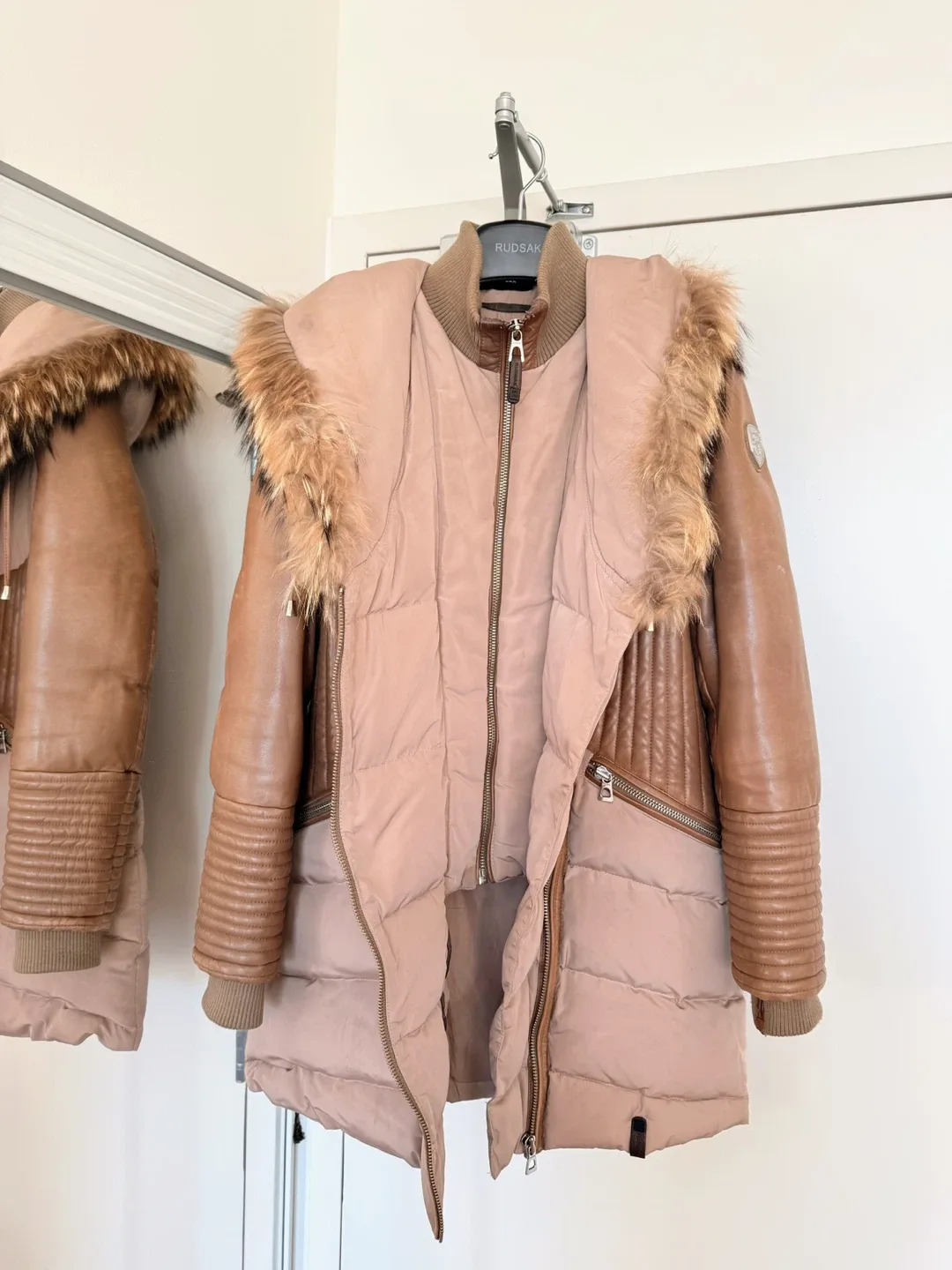 Rudsak Down Puffer Coat - Size L image indicator(2)