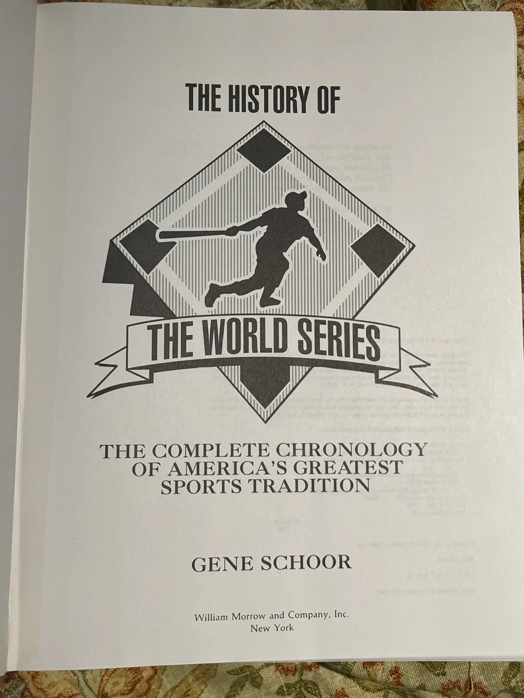 The History of the World Series by Gene Schoor image indicator(2)