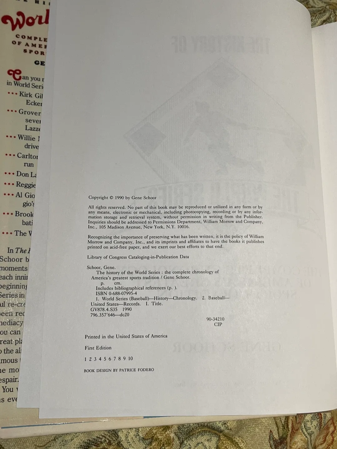 The History of the World Series by Gene Schoor image indicator(3)