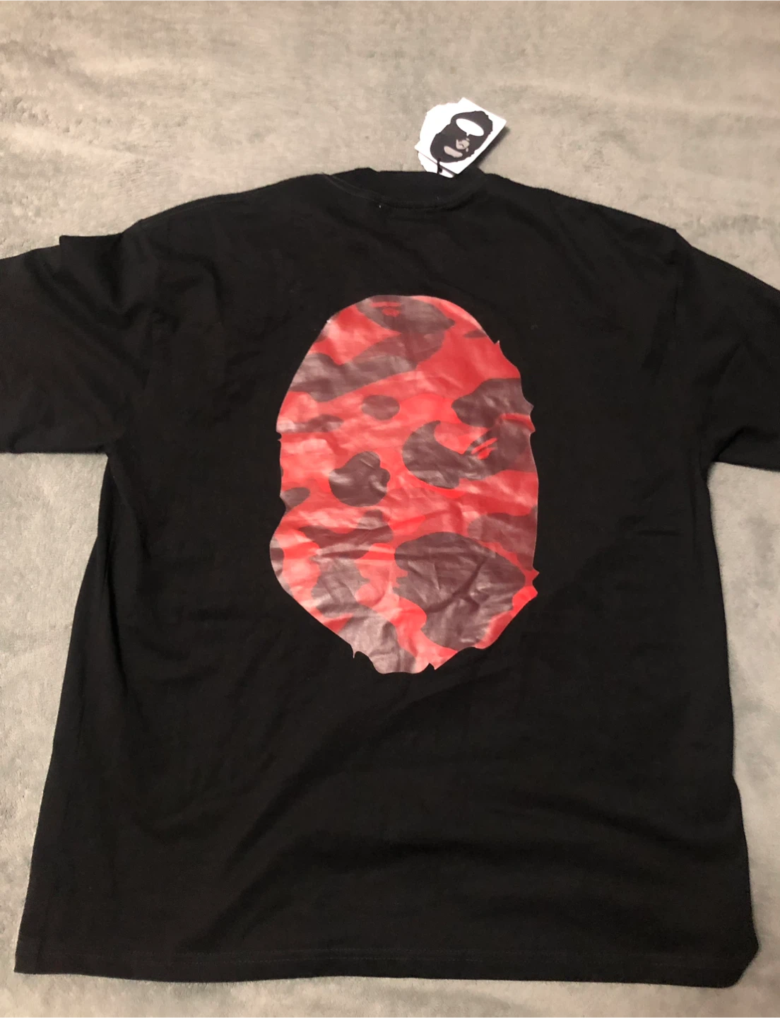 New BAPE A Bathing Ape Red Camo T-Shirt XL - photo 3