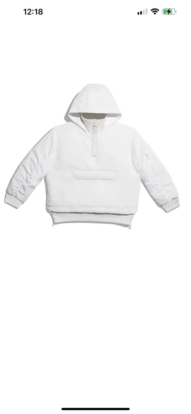 Adidas x Ivy Park White Puffer Jacket thumbnail