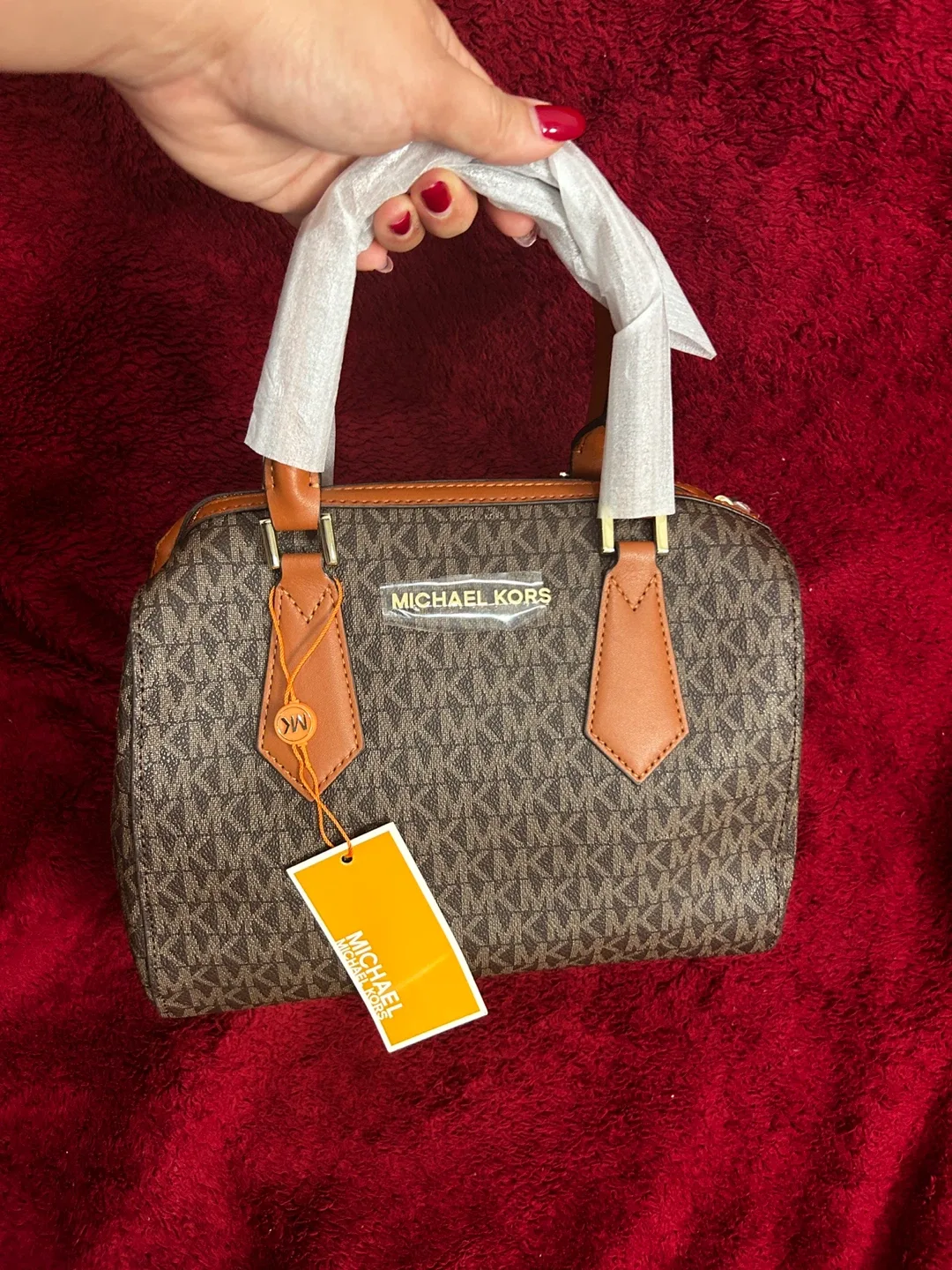 Inspired Michael Kors Satchel - Brown, Like New