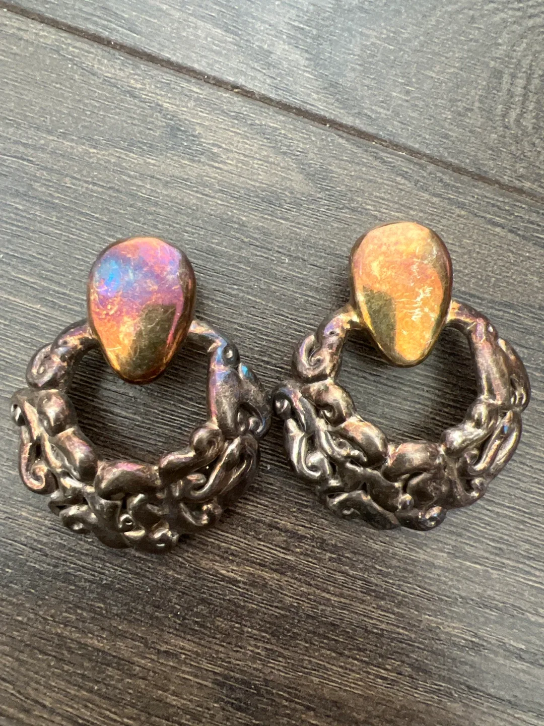 Vintage Clip-On Earrings silver 925