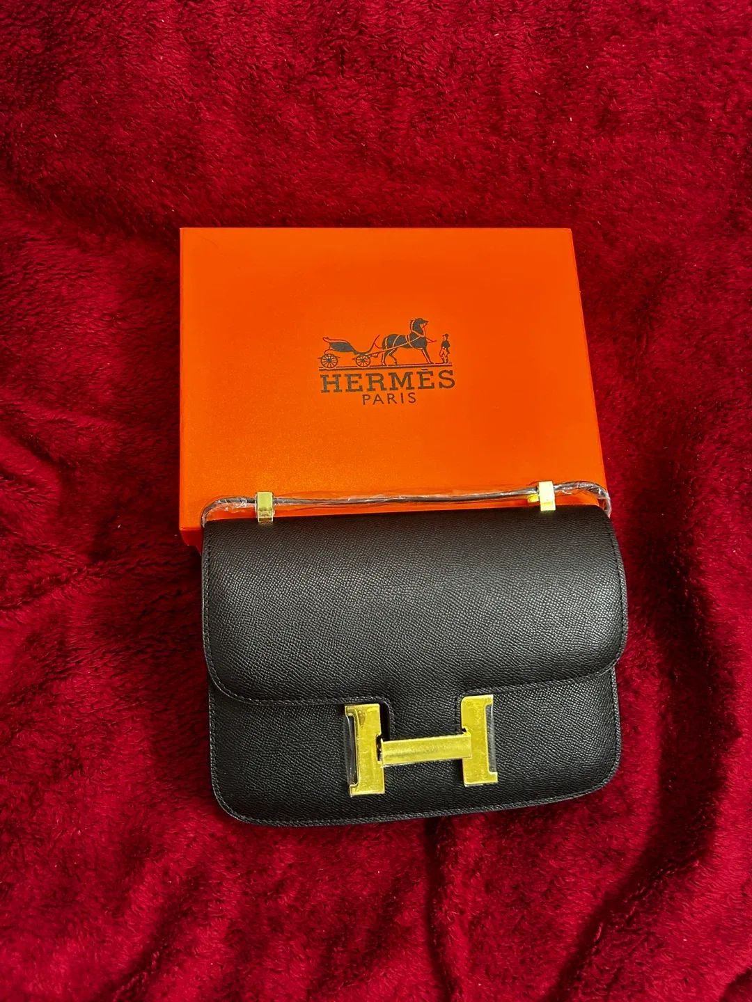 Inspired Hermès Constance 24 Black Gold Hardware