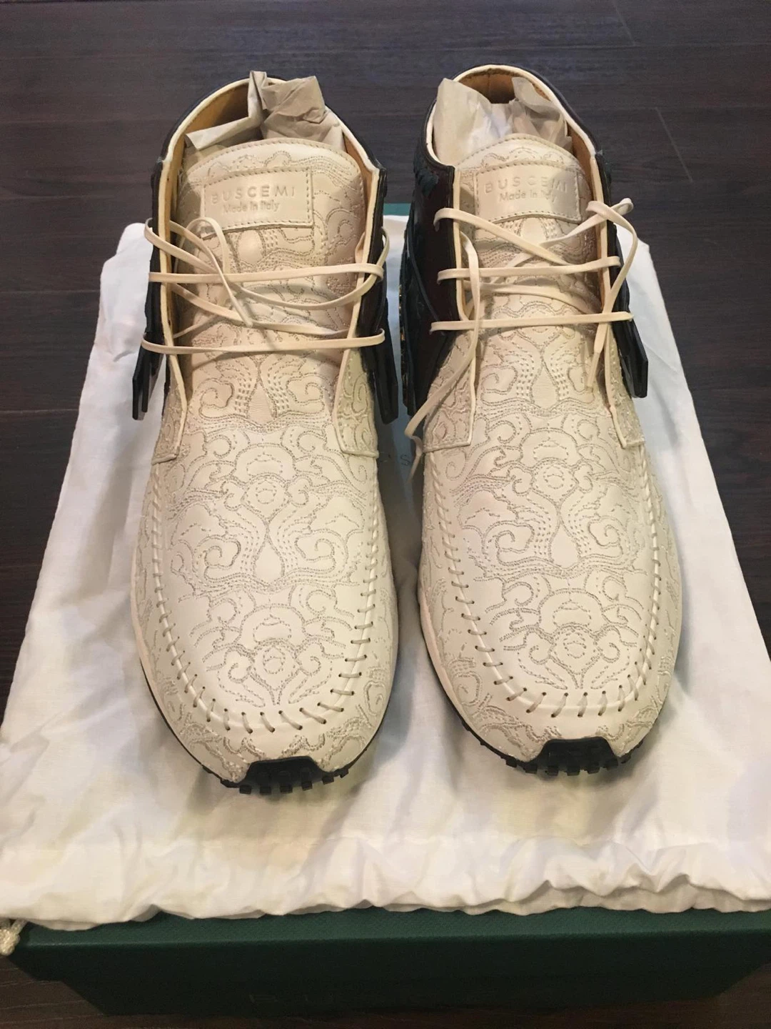 Buscemi Japan Gladiator White Sneakers