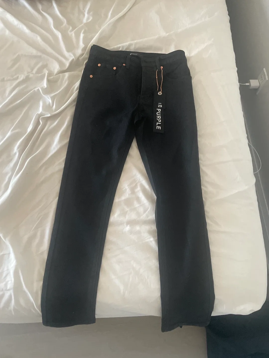 Purple Brand Black Jeans