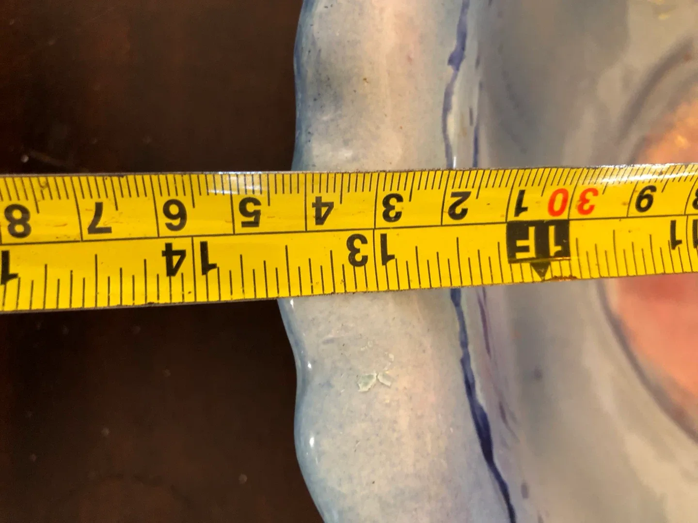 Vintage Blue & Pink Pitcher and Basin. image indicator(4)