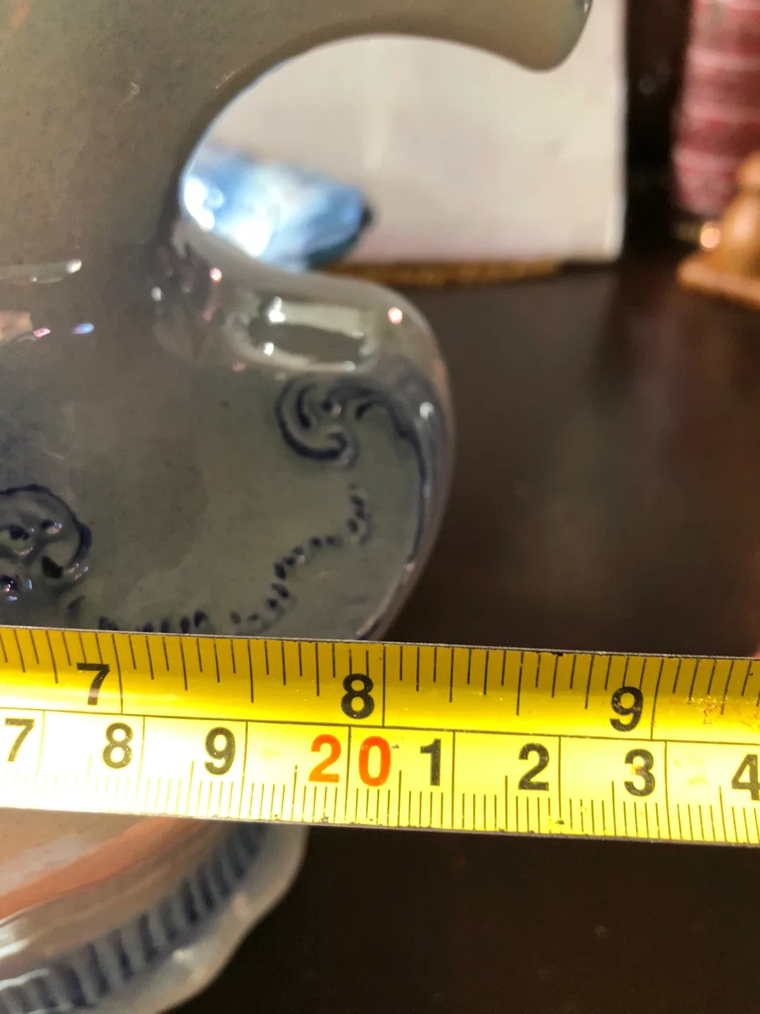 Vintage Blue & Pink Pitcher and Basin. image indicator(6)