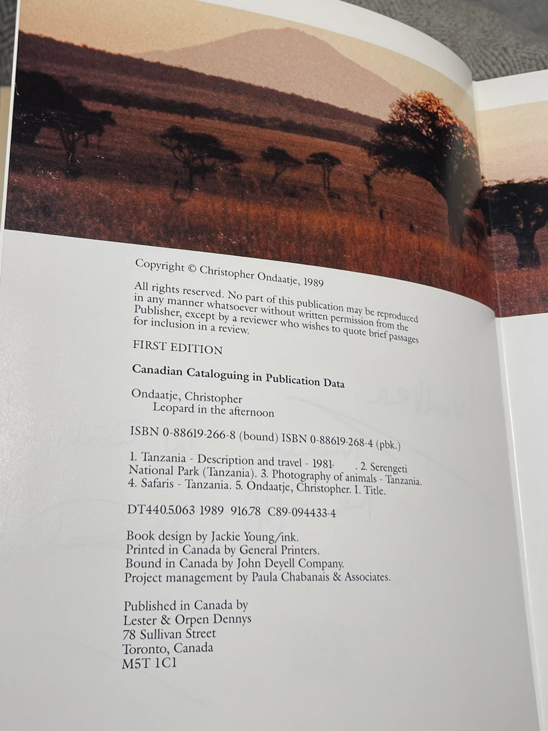 Leopard in the Afternoon by Christopher Ondaatje - photo 5