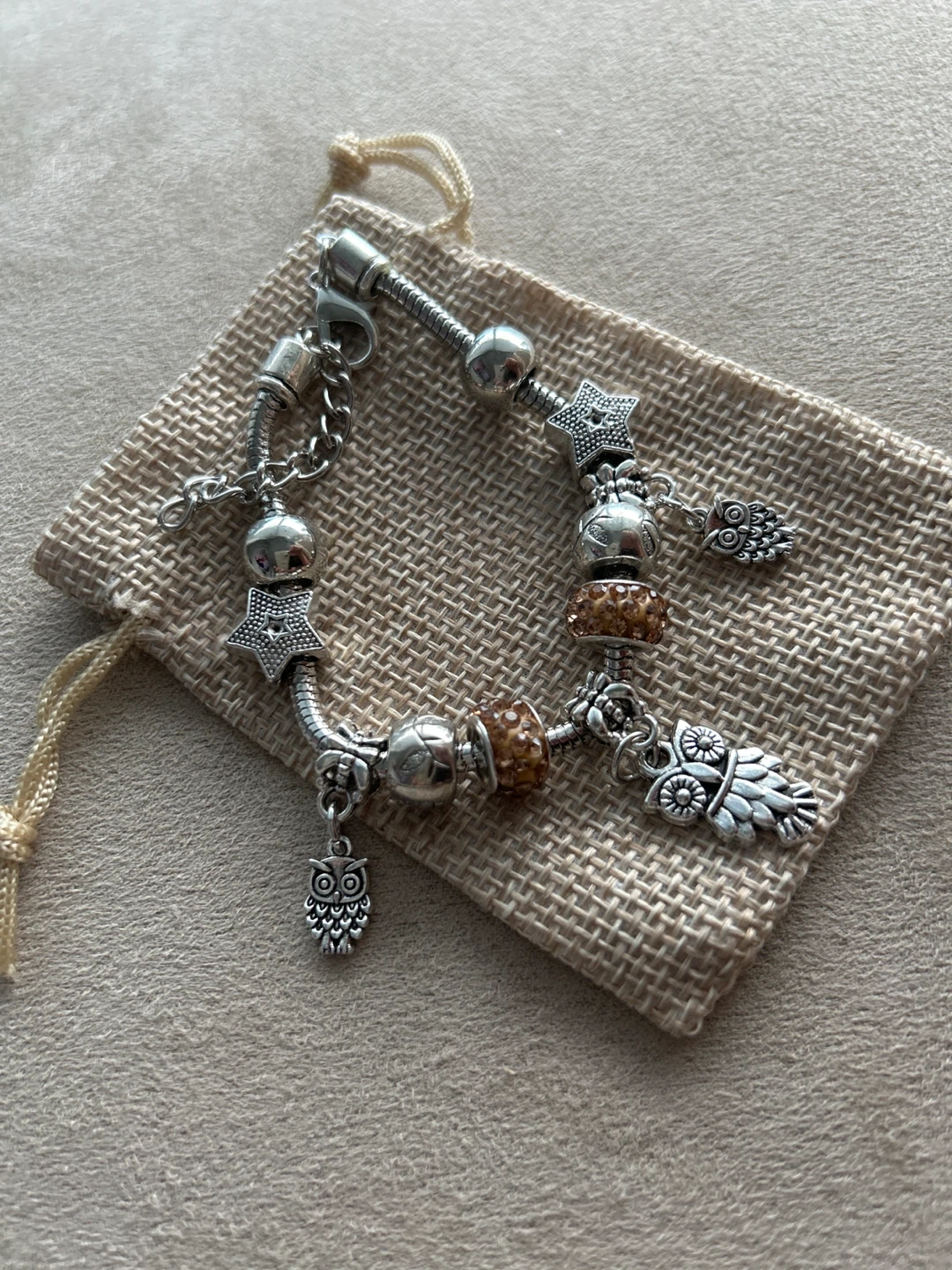 Charm Bracelet with Owl Charms - photo 3