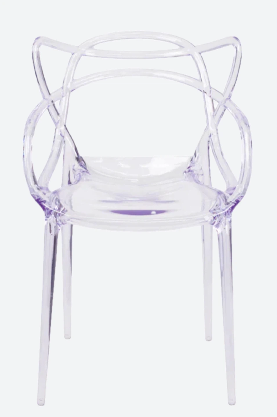 Clear Masters Chair by Philippe Starck