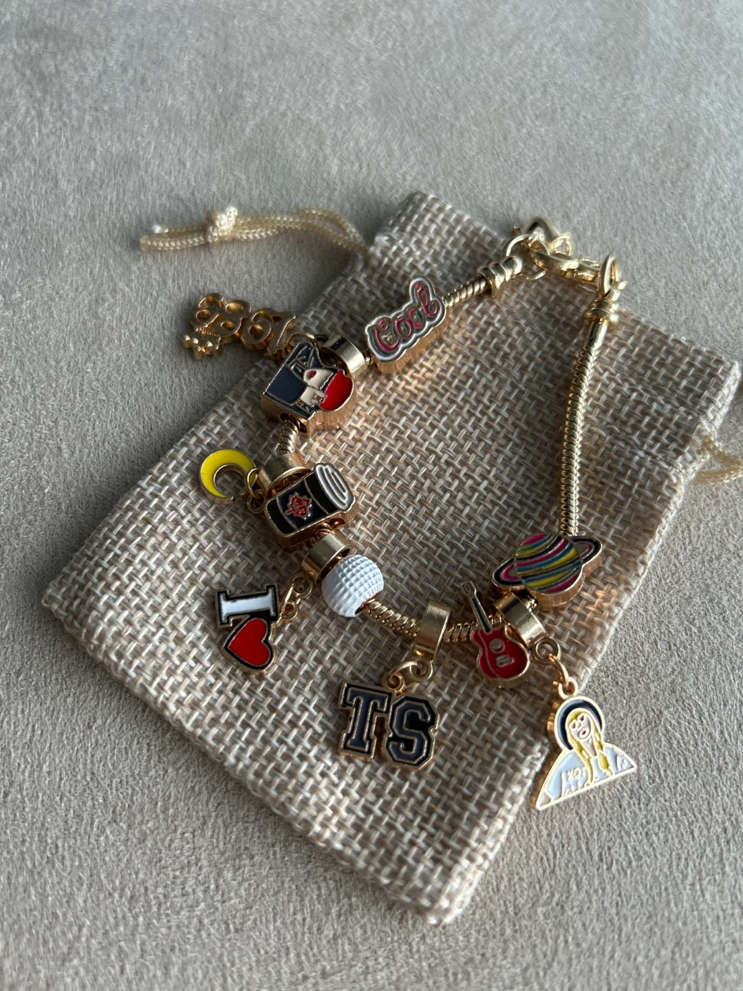 Taylor Swift Inspired Charm Bracelet