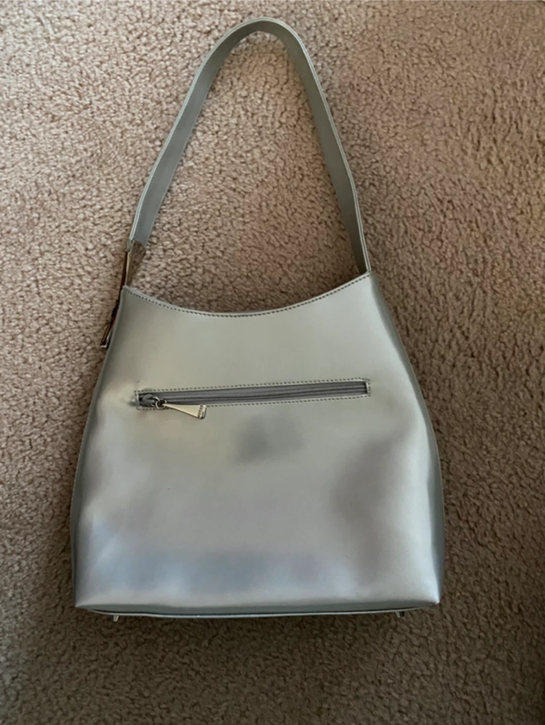 Guess Silver Shoulder Bag with feet