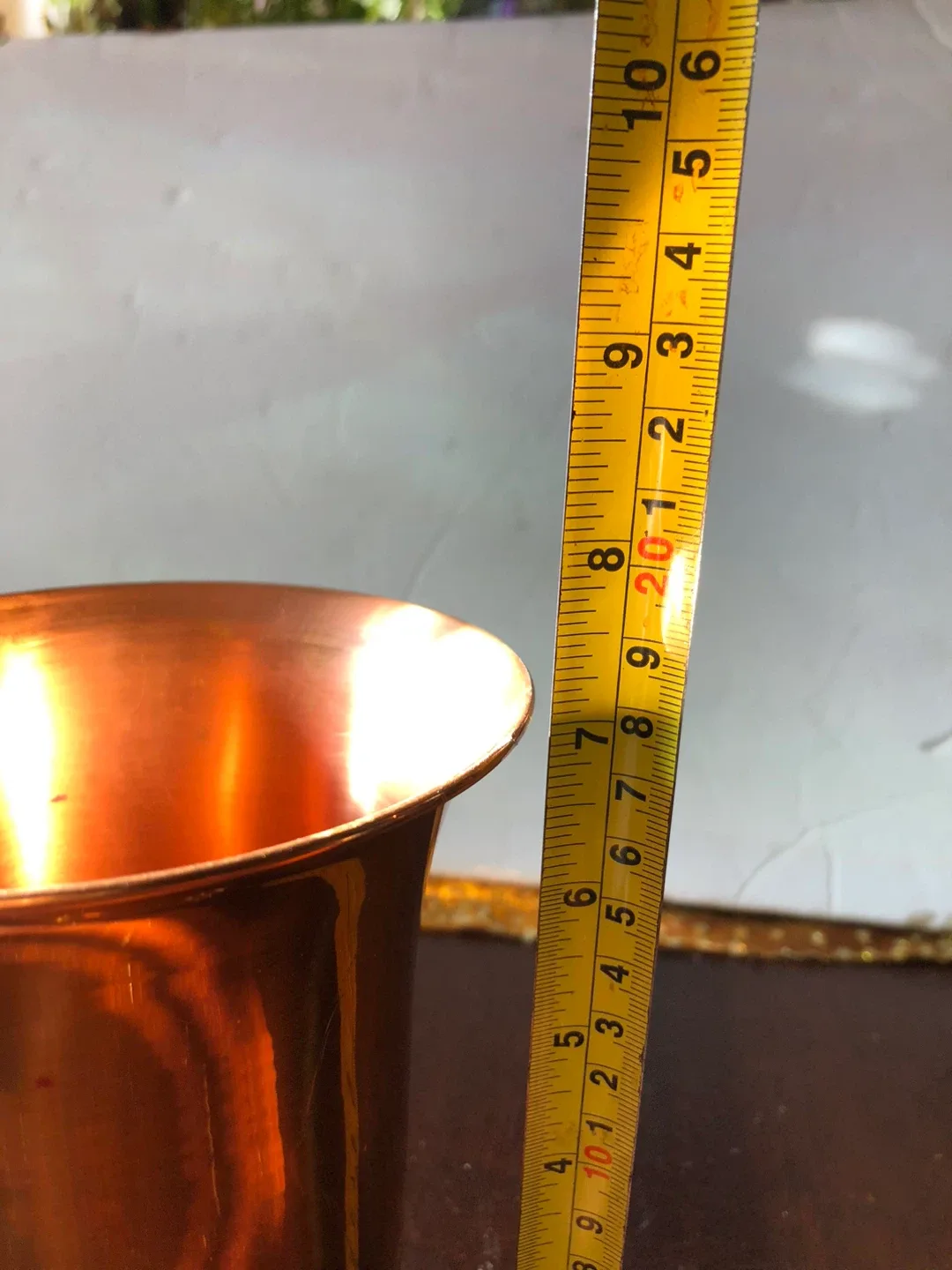 Vintage Copper Vase. image indicator(2)