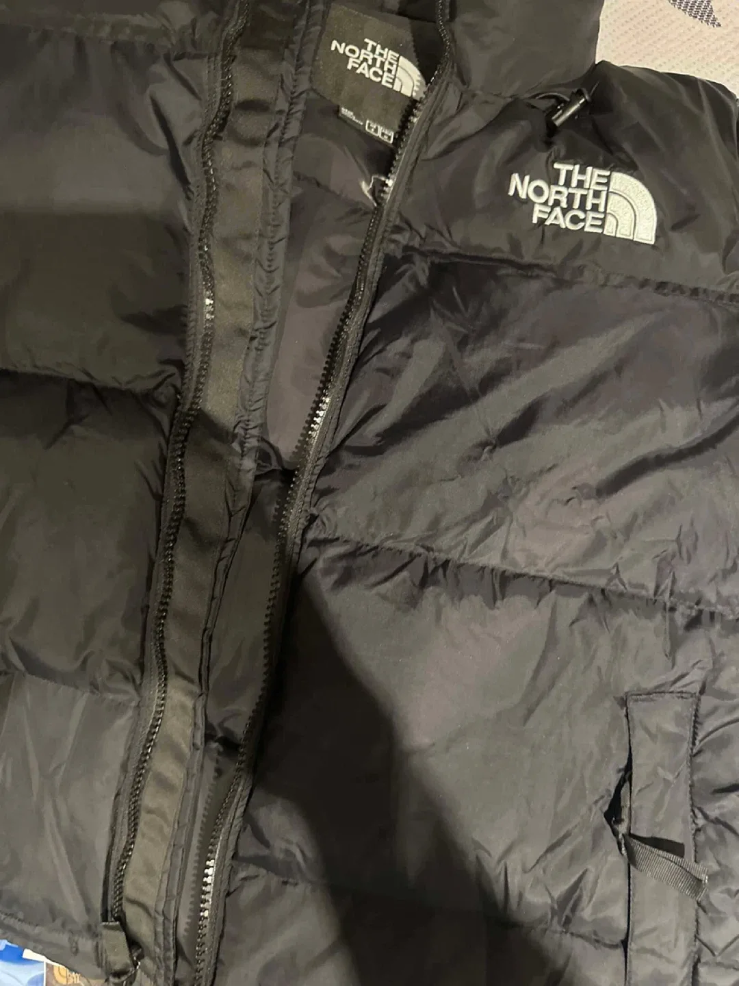 The North Face Black Puffer Jacket, Size M image indicator(2)
