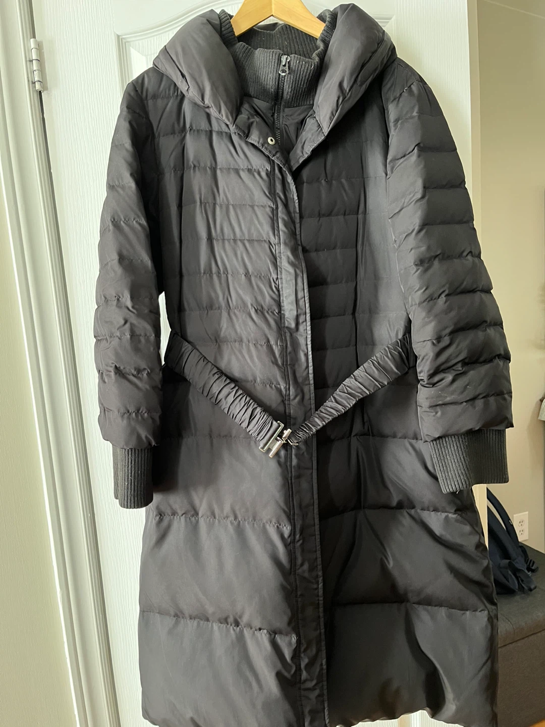 Old Navy Black Puffer LONG Coat