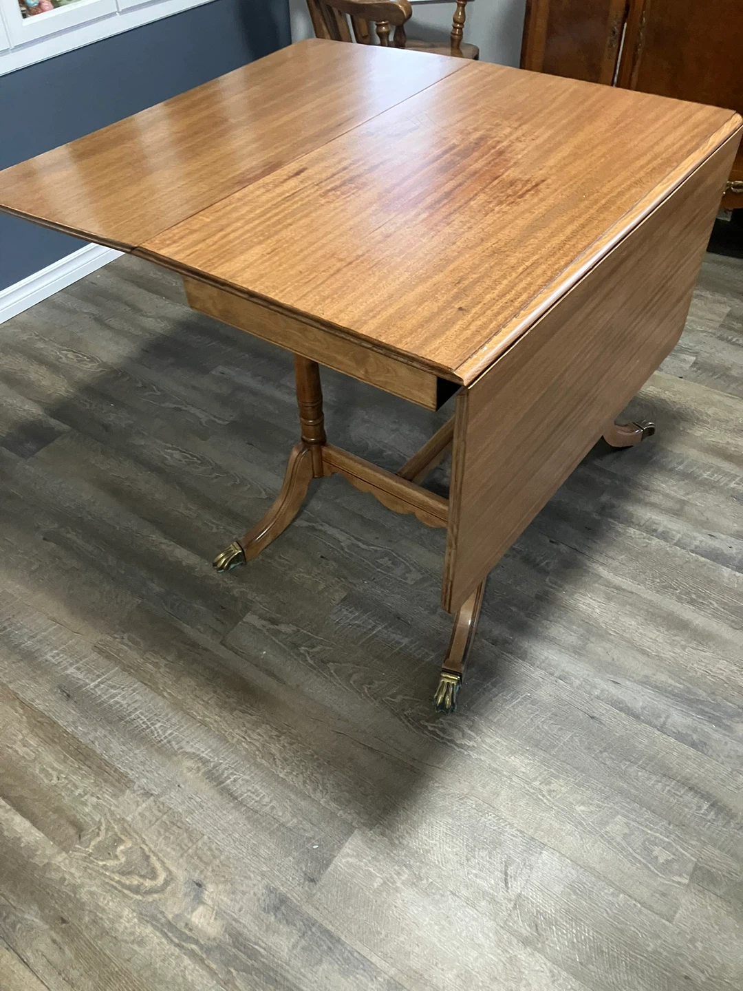 Antique Extendable Wooden Dining Table - photo 4