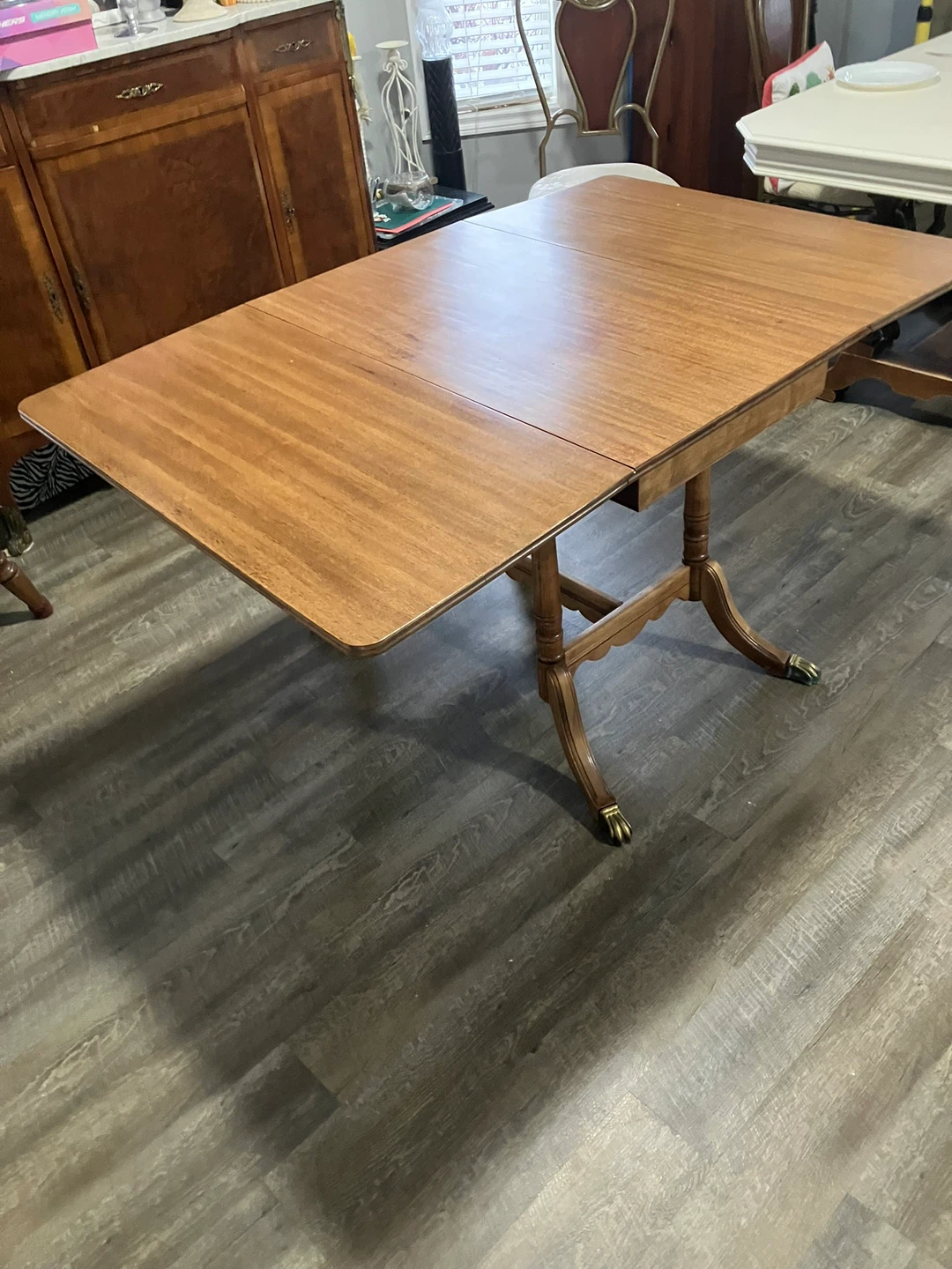 Antique Extendable Wooden Dining Table