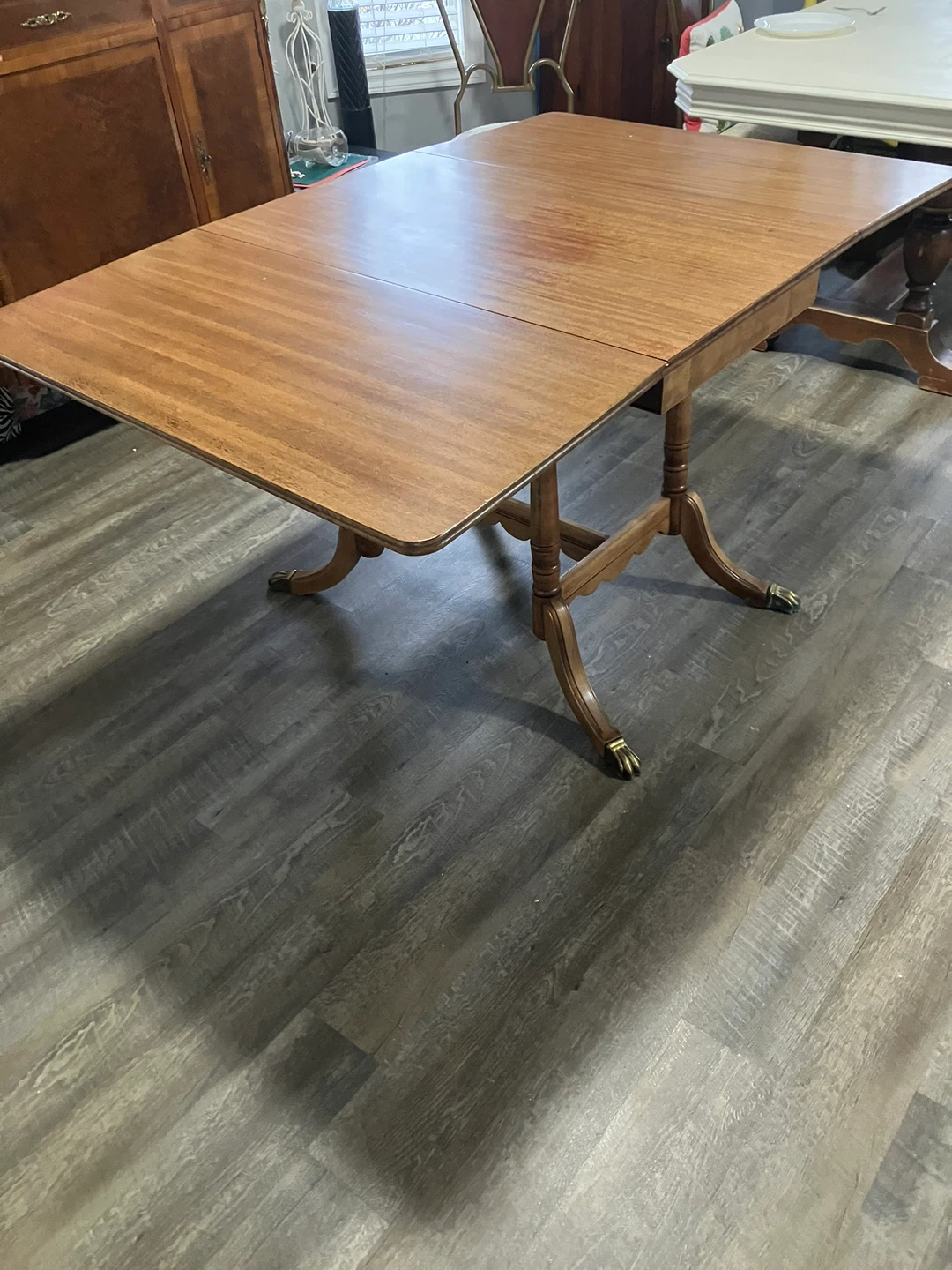 Antique Extendable Wooden Dining Table - photo 2