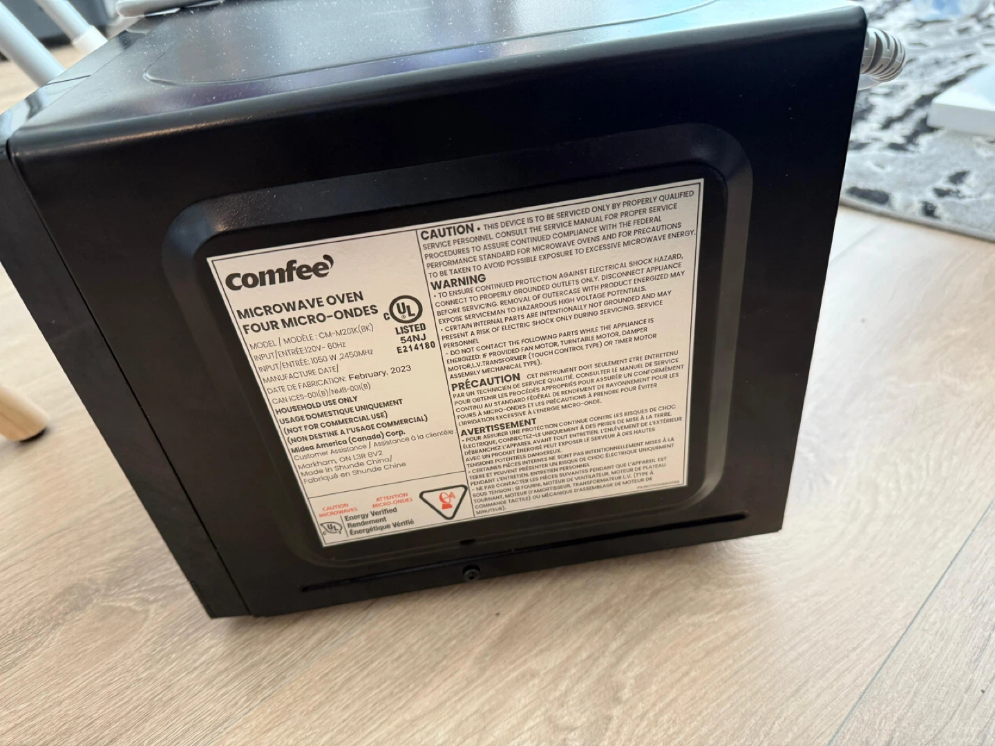 Comfee Microwave Oven - Black - photo 3