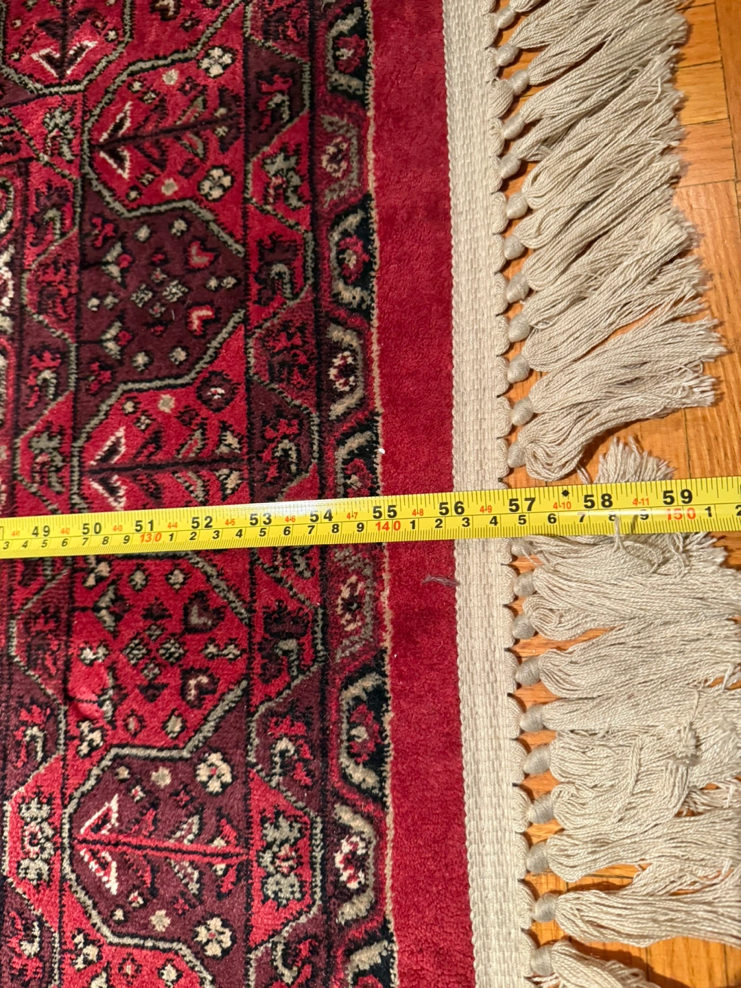 Red Patterned Rug (4'11" x 3'3") - photo 5