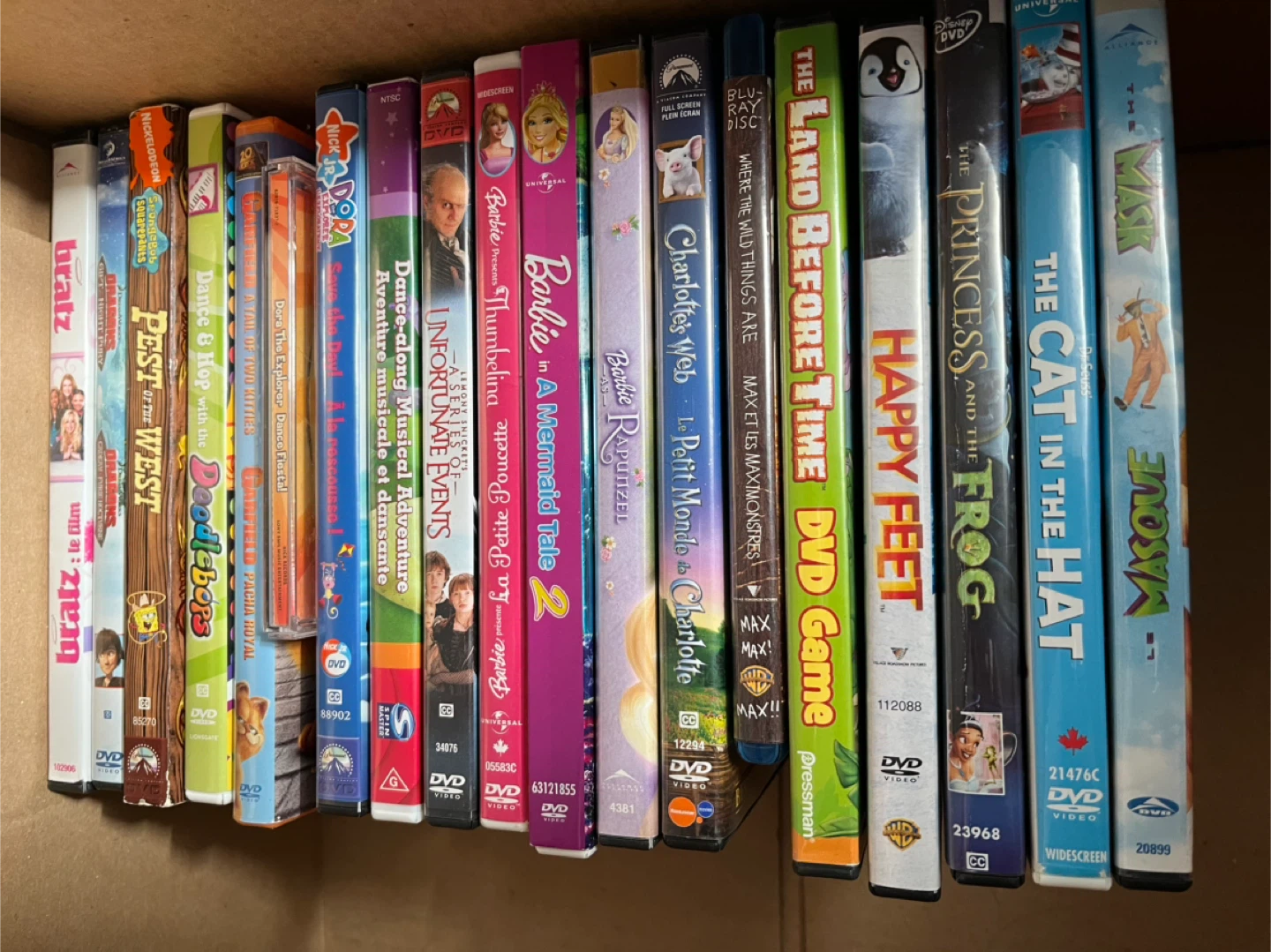 Kids DVDs - Barbie, Dora, Happy Feet & More!